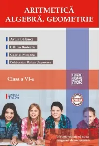 Coperta cărții Aritmetica, algebra, geometrie. Clasa a VI-a: Auxiliar + Brosura rezultate, indicatii, solutii, editia 2024