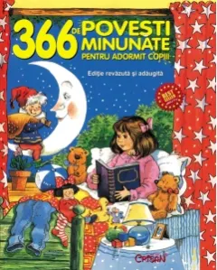 Coperta cărții 366 de povesti minunate pentru adormit copiii