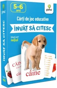 Coperta cărții Invat sa citesc. Carti de joc educative