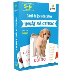 Coperta cărții Invat sa citesc. Carti de joc educative