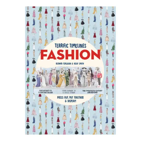 Coperta cărții Terrific Timelines: Fashion Press out, put together & display!