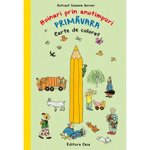 Coperta cărții Carte de colorat - Hoinari prin anotimpuri. Primăvara