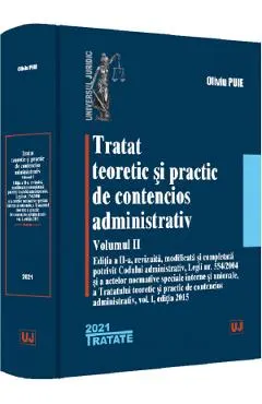 Coperta cărții Tratat teoretic si practic de contencios administrativ Vol.2