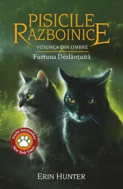 Coperta cărții Pisicile Razboinice Vol.36: Viziunea din umbre. Furtuna Dezlantuita