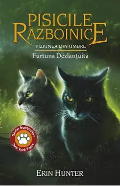 Coperta cărții Pisicile Razboinice Vol.36: Viziunea din umbre. Furtuna Dezlantuita