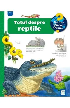 Coperta cărții Totul despre reptile