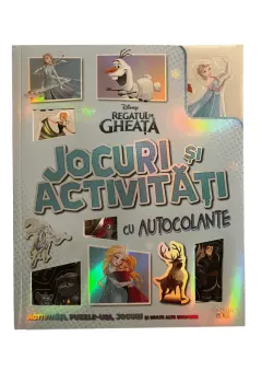 Coperta cărții Disney. Regatul de gheață. Jocuri și activități cu autocolante