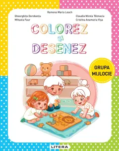 Coperta cărții Colorez si desenez. Grupa mijlocie