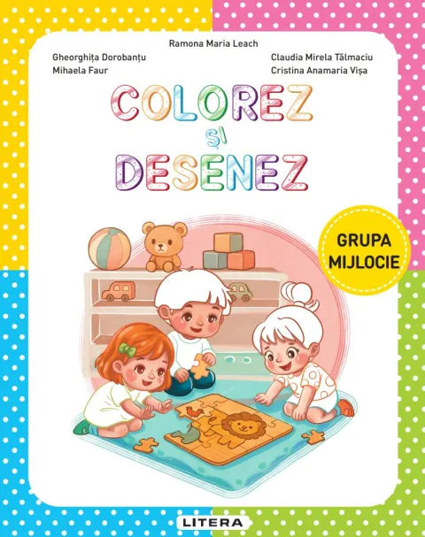 Coperta cărții Colorez si desenez. Grupa mijlocie