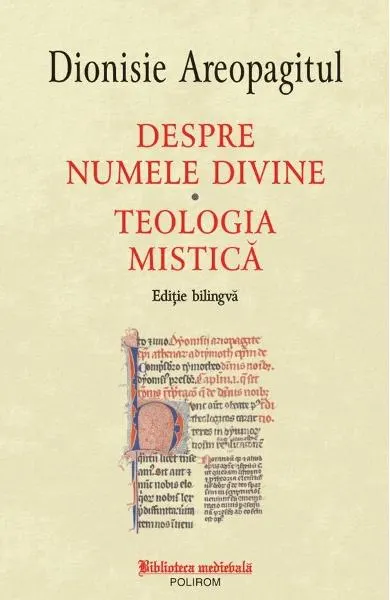 Coperta cărții Despre numele divine. Teologia mistica