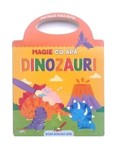 Coperta cărții Magie cu apă. Dinozauri