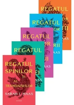Coperta cărții Seria ACOTAR - Regatul spinilor si al trandafirilor. Set 5 volume