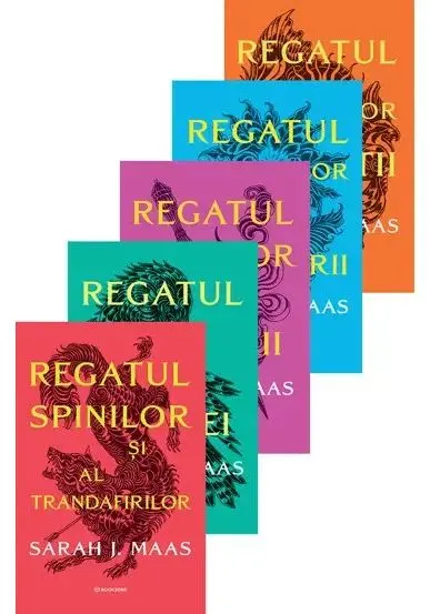 Coperta cărții Seria ACOTAR - Regatul spinilor si al trandafirilor. Set 5 volume