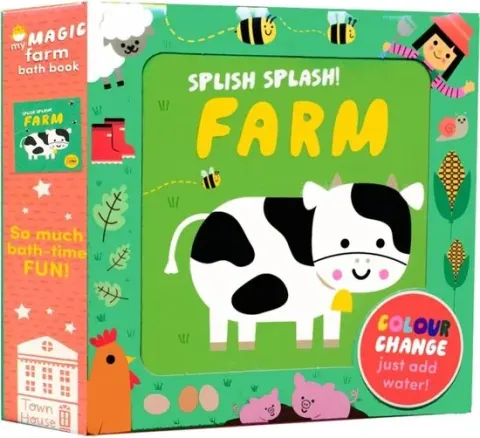 Coperta cărții Splish Splash Farm Bath Book