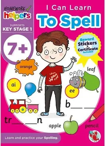 Coperta cărții Home Learning: 7+ I Can Learn to Spell
