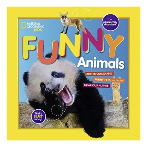 Coperta cărții National Geographic Kids Funny Animals, National Geographic