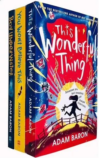 Coperta cărții Adam Baron 3 Books Collection Set Boy Underwater, You Won’t Believe, This Wonder