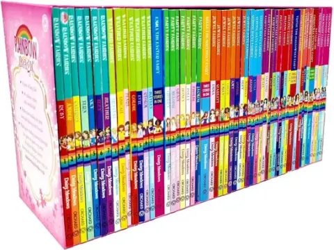 Coperta cărții A Year of Rainbow Magic Boxed Collection - 52 Books