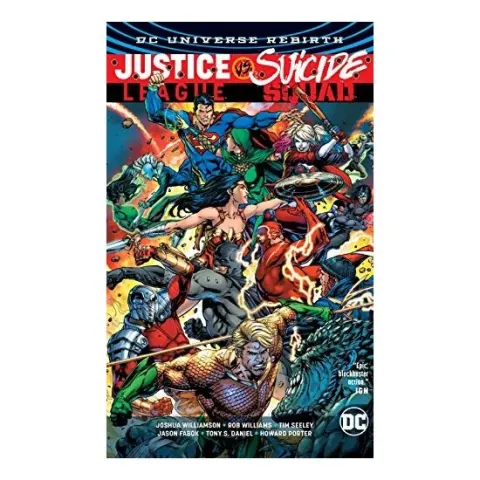 Coperta cărții Justice League vs. Suicide Squad