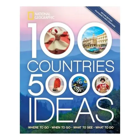 Coperta cărții 100 Countries, 5,000 Ideas 2nd Edition, National Geographic