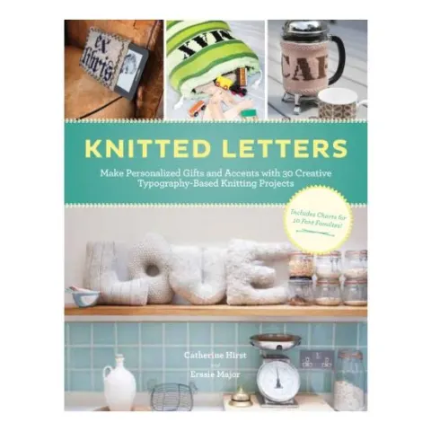 Coperta cărții Knitted letters, Catherine Hirst