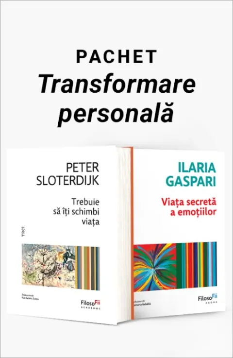Coperta cărții Pachet Transformare personală. Trebuie să îți schimbi viața/Viața secretă a emoțiilor - Peter Sloterdijk