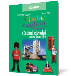 Coperta cărții Limba engleză. Firm steps. Caietul elevului pentru clasa a III-a