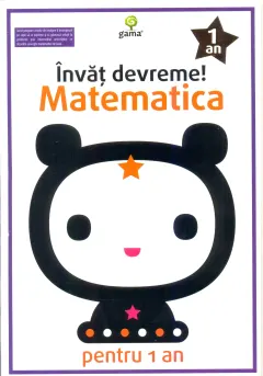 Coperta cărții Invat devreme! Matematica pentru 1 an