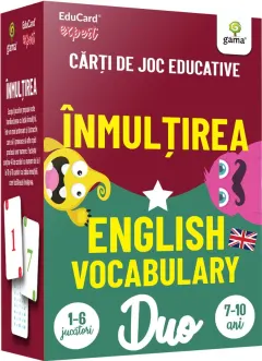Coperta cărții Inmultirea. English Vocabulary. Carti de joc educativ