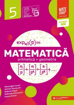 Coperta cărții Matematică. Aritmetică, geometrie. Clasa a V-a. Standard