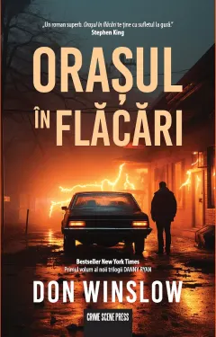 Coperta cărții Orașul în flăcări