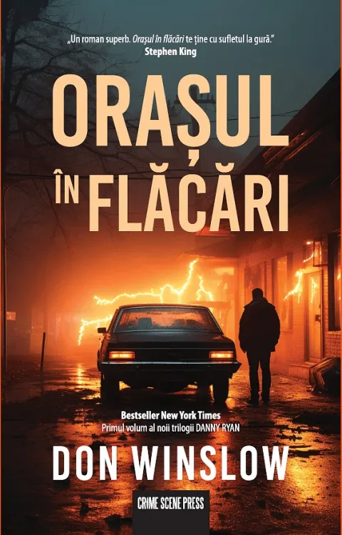 Coperta cărții Orașul în flăcări