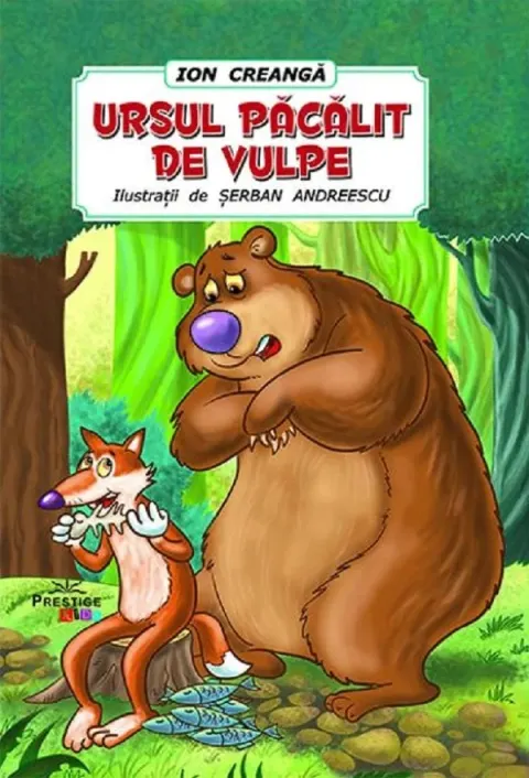 Coperta cărții Ursul păcălit de vulpe