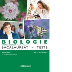 Coperta cărții Biologie BAC. Teste pentru clasele a IX-a si a X-a