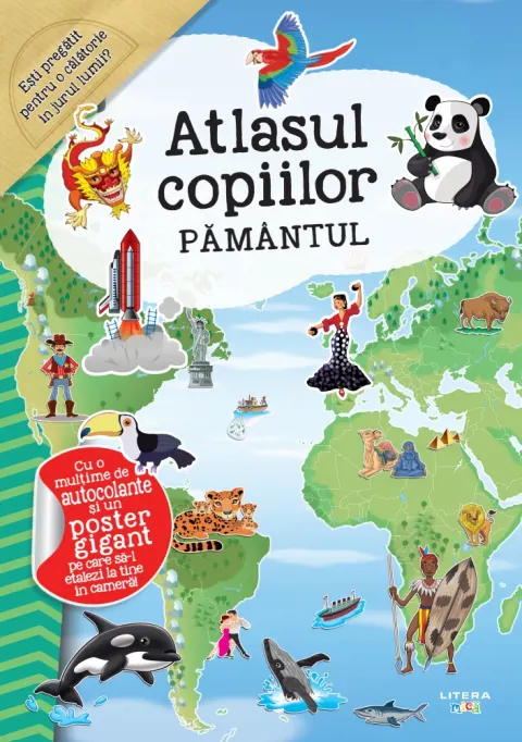Coperta cărții Atlasul copiilor. Pamantul