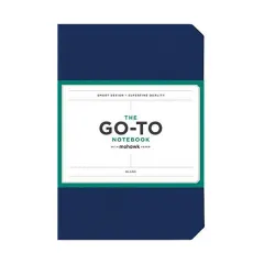 Coperta cărții Go-To Notebook with Mohawk Paper, Midnight Blue Blank : (Blank Notebooks, Simple Notebook, Blue Notebook)