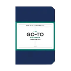 Coperta cărții Go-To Notebook with Mohawk Paper, Midnight Blue Blank : (Blank Notebooks, Simple Notebook, Blue Notebook)
