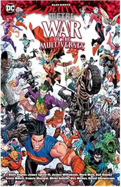 Coperta cărții Dark nights, death metal: war of the multiverses
