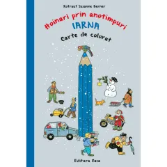 Coperta cărții Carte de colorat - Hoinari prin anotimpuri. Iarna