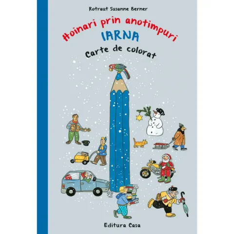 Coperta cărții Carte de colorat - Hoinari prin anotimpuri. Iarna