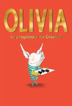 Coperta cărții Olivia se pregătește de Crăciun