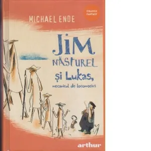 Coperta cărții Jim Năsturel și Lukas, mecanicul de locomotivă