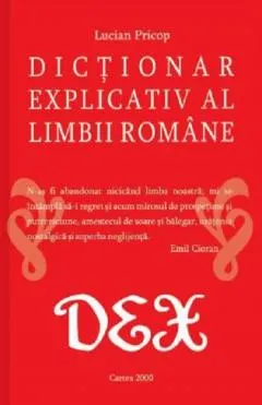 Coperta cărții Dicționar explicativ al limbii române