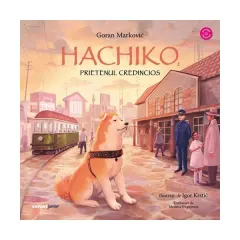 Coperta cărții Hachiko, prietenul credincios