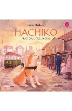 Coperta cărții Hachiko, prietenul credincios