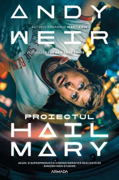 Coperta cărții Proiectul Hail Mary. Coperta film (Editie tie-in)