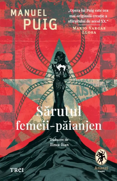 Coperta cărții Sărutul femeii-păianjen