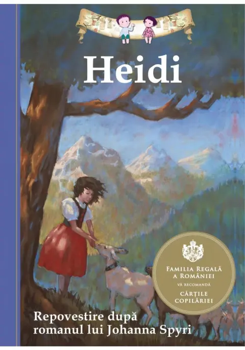 Coperta cărții Heidi. Repovestire dupa romanul lui Johanna Spyri
