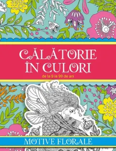 Coperta cărții Călătorie în culori. Motive florale