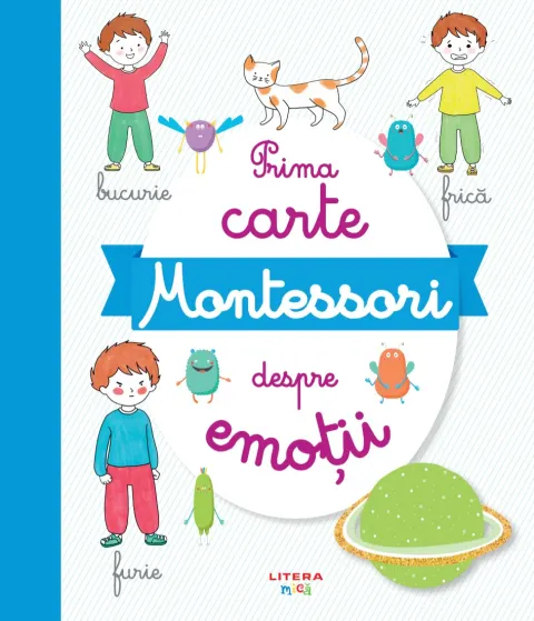 Coperta cărții Prima carte Montessori despre emotii